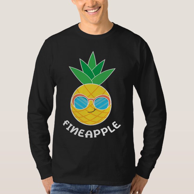 T-shirt Fineapple Pineapple Eater Tropical Fruit Pineapple (Devant)