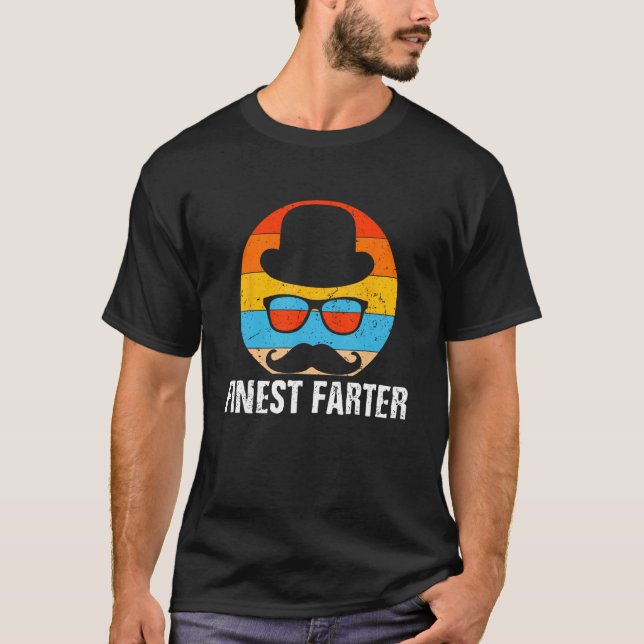 T-shirt Finest Farter  Dad Humor Daddy Gross Joke 1 (Devant)