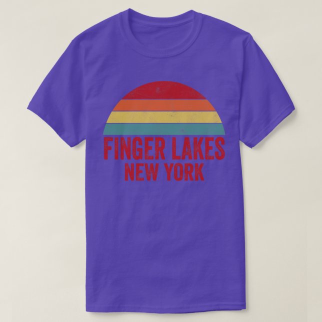 T-shirt Finger Lakes New York 1 (Design devant)