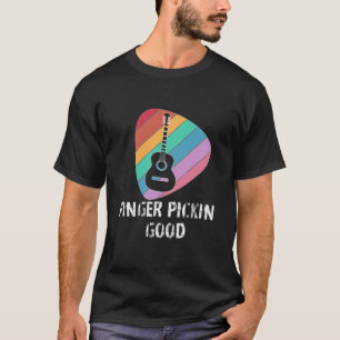 T-shirt Finger Pickin Good Funny Guitare Guitariste Guitar