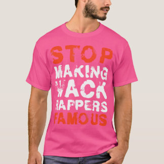 T-shirt Fini drôle de faire Wack Rappers célèbres amoureux