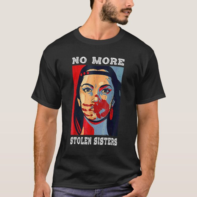 T-shirt Fini les soeurs volées miw Indig assassiné disparu (Devant)