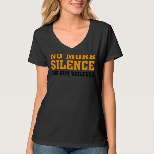 T-shirt Finie la violence de la fin du silence (Devant)