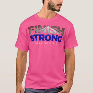 T-shirt Finir Forte Christian Jésus Vêtement T Cadeau Bleu