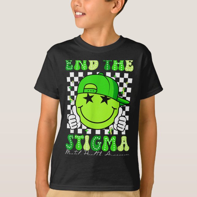 T-shirt Finir la stigmatisation sensibilisation à la santé (Devant)