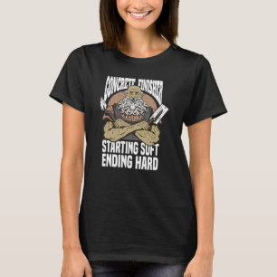 T-shirt Finisseur de béton Travailleur de construction Cem