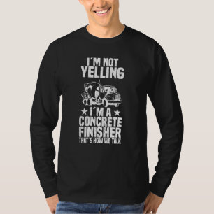T-shirt Finisseur de béton Travailleur de construction Cem