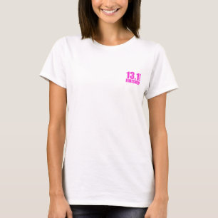 T-shirt Finisseur demi-marathon - rose