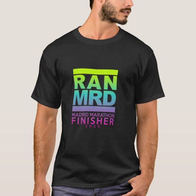 T-shirt Finisseur Marathon MADRID 2025 (Devant)