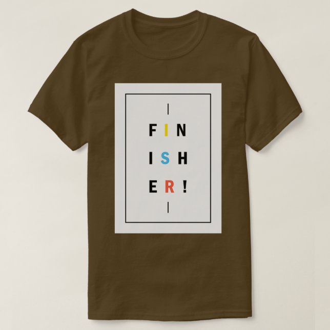 T-shirt Finisseur Typo (Design devant)