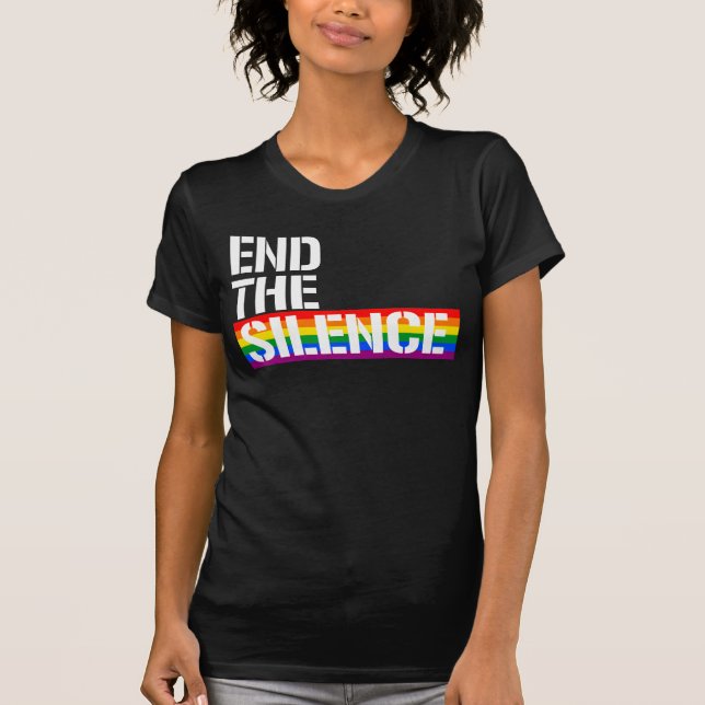 T-shirt Finissez le silence (Devant)