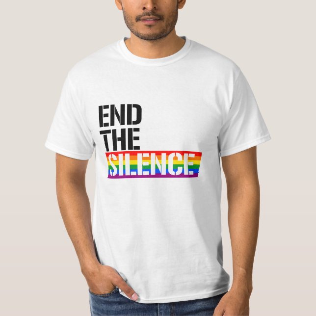 T-shirt Finissez le silence (Devant)