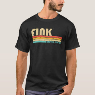 T-shirt FINK Nom de famille Funny Retro Vintage 80S 90S An