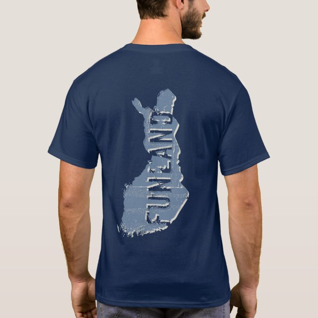 T-shirt Finland Funland 8 dos (Dos)