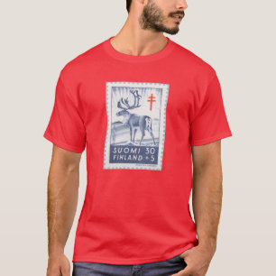 T-shirt finlandais de renne