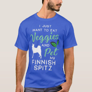 T-shirt Finlandais Spitz Funny Vegan propriétaire Amoureux