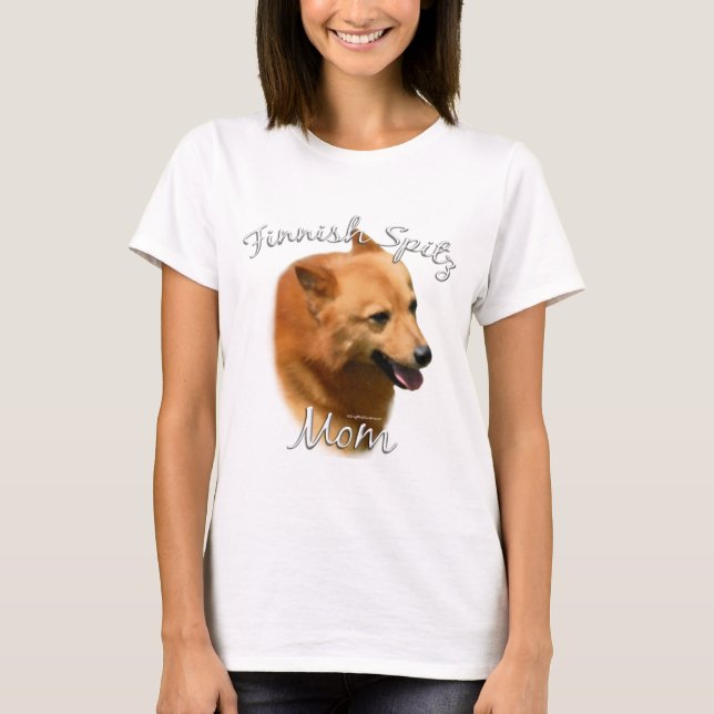 T-shirt Finlandais Spitz Maman 2 (Devant)