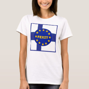 T-Shirt Finlande Drapeau UE sortie
