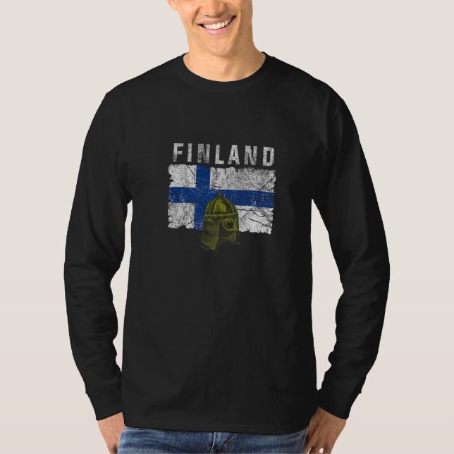 T-shirt Finlande Pour Femmes Hommes Sisu Lapon Lapin Lapin (Devant)