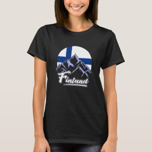 T-shirt Finlande Pour Femmes Lapon Finlandia Hommes Sisu L