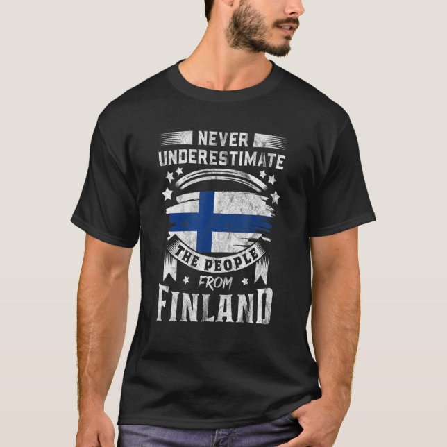 T-shirt Finlande Scandinavie Finn Finlande Susi Suomi Lapp (Devant)
