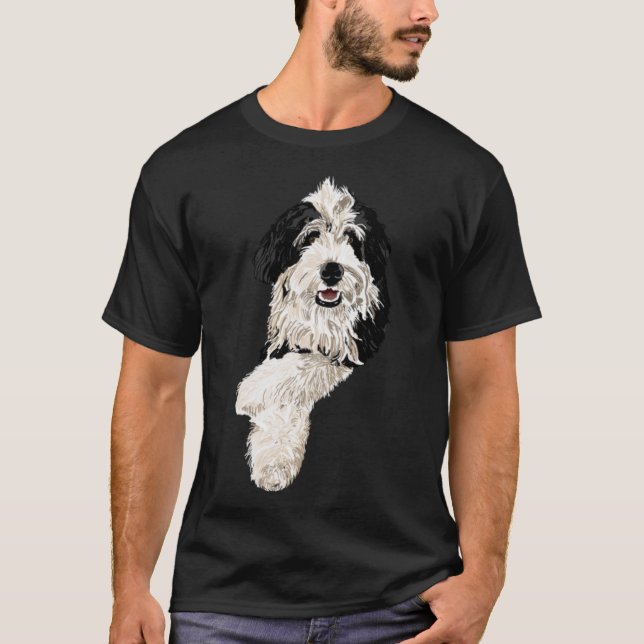 T-shirt Finley le Bernadoodle (Devant)