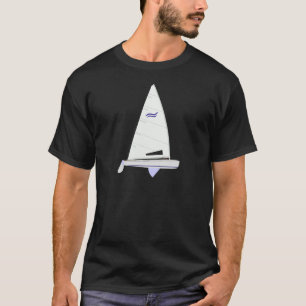 T-shirt Finn emballant la classe olympique d'onedesign de