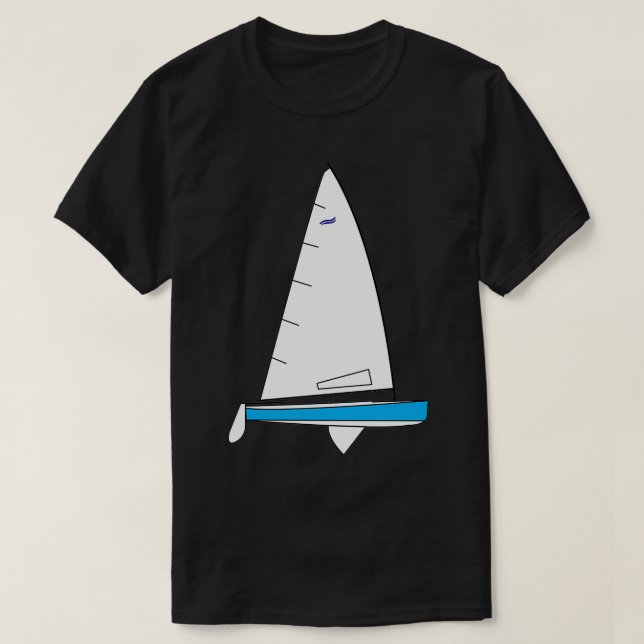 T-shirt Finn Sailing Dinghy 2 (Design devant)