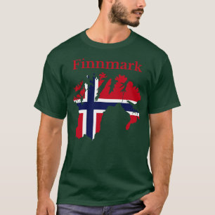 T-shirt Finnmark Comté de Norvège