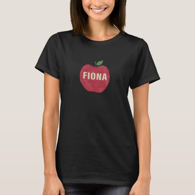 T-shirt Fiona Retro Pomme Vintage (Devant)