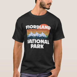 T-shirt Fiordland National Park Nouvelle-Zélande Randonnée