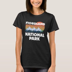 T-shirt Fiordland National Park Nouvelle-Zélande Randonnée