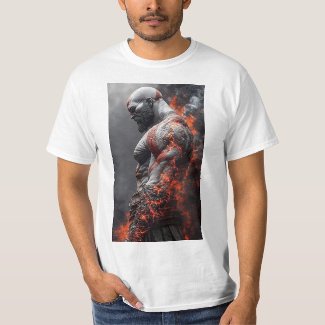 T-shirt  "Fire and Fury: The Ghost of Sparta" (Devant)