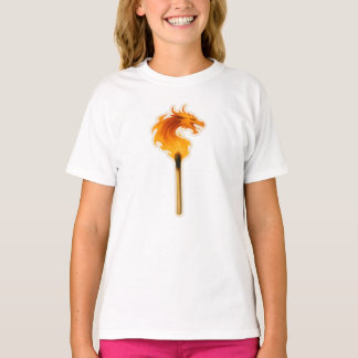 T-shirt Fire Dragon Matchstick
