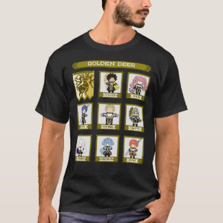 T-shirt Fire Emblem Three Houses Golden Deer House Pixel P