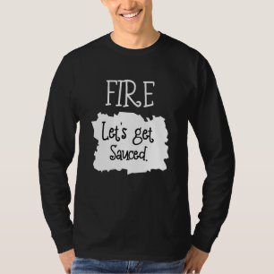T-shirt Fire Hot Packet Taco Se Vendre Halloween