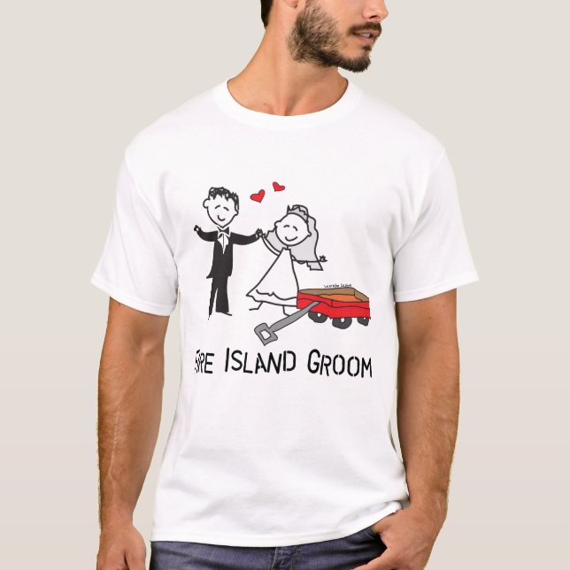T-shirt Fire Island Groom (Devant)