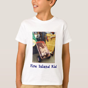 T-shirt 'Fire Island Kid' Wagons colorés