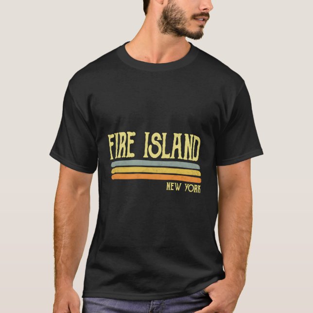 T-shirt Fire Island New York Ny (Devant)