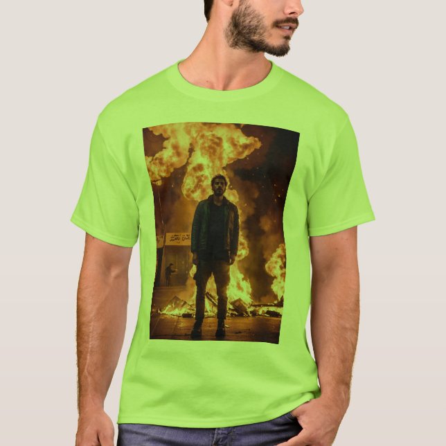 T-shirt "Fire Man Tee : allumez votre style !" (Devant)