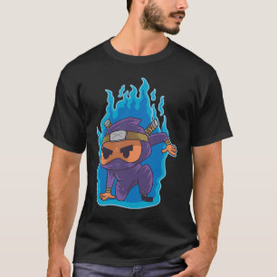 T-shirt Fire Ninja furtif dissimulé Ninja Spy Cadeau