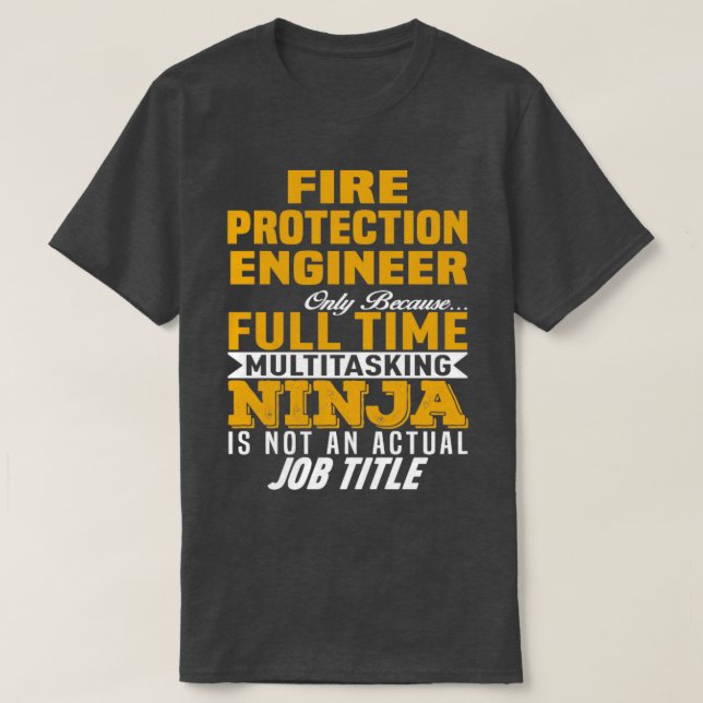 T-shirt Fire Protection (Design devant)