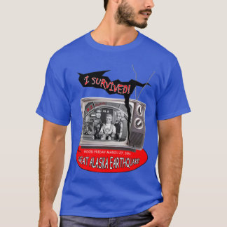 T-SHIRT FIREBALL XL5 J'AI SURVÉCU AU GRAND TREMBLEMENT DE