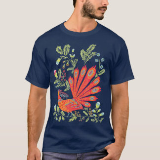 T-shirt Firebird Cute Floral Vintage ukrainien style