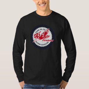 T-shirt Firebird pur emballant le signe de cru d'essence