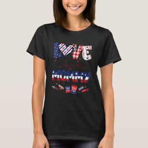 T-shirt Firecracker Drapeau Américain Fière Amour Appelé
