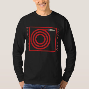 T-shirt Firefighter Funny Pun Where Are Short At Fireman