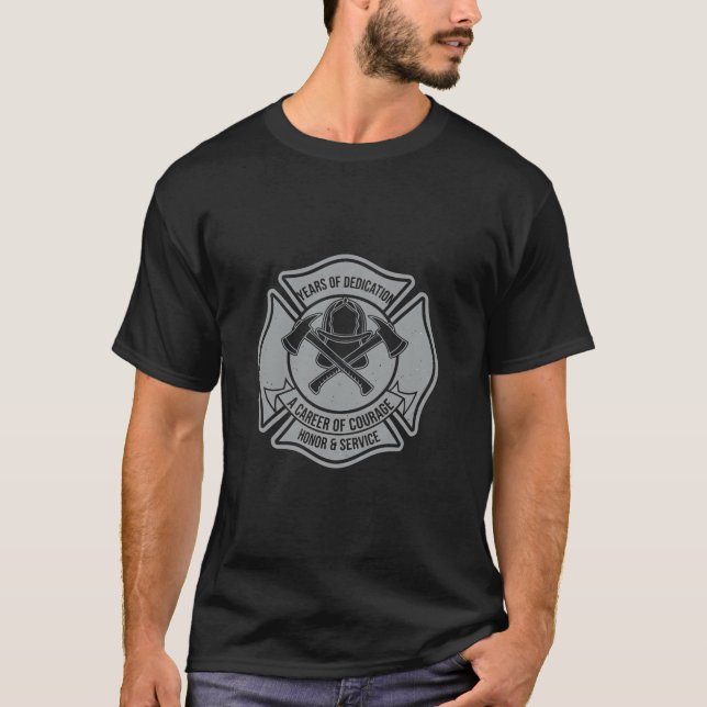 T-shirt Firefighter Retirement | Retired Firefighter Gift (Devant)