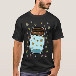 T-shirt Fireflies Jar Glowworm Entomologie Insect Bug
