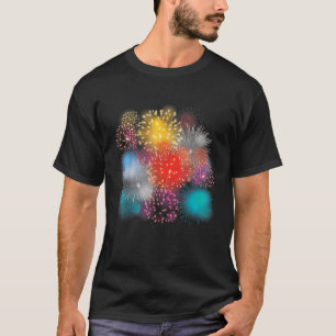 T-shirt Fireworks Pyro Fireworks Explosion Pyrotechnicien